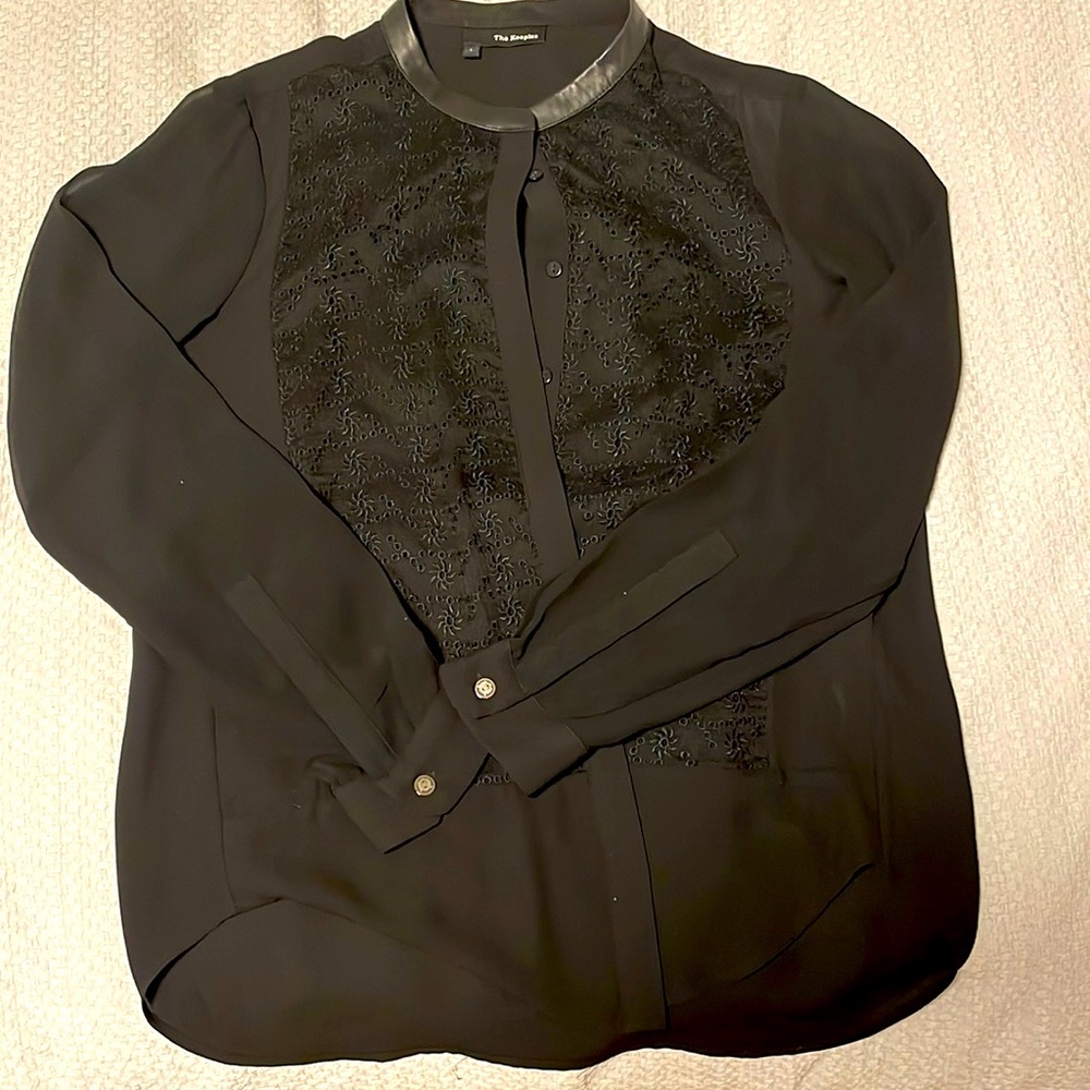 Kooples black blouse